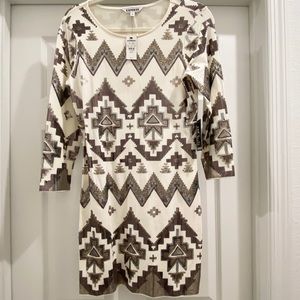 Brand New Never Worn Chevron Sequin Dress